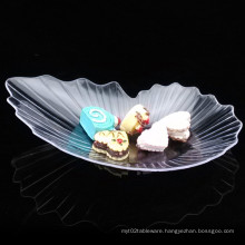 Tableware Plastic Dish Disposable Saucer Leaf Dish